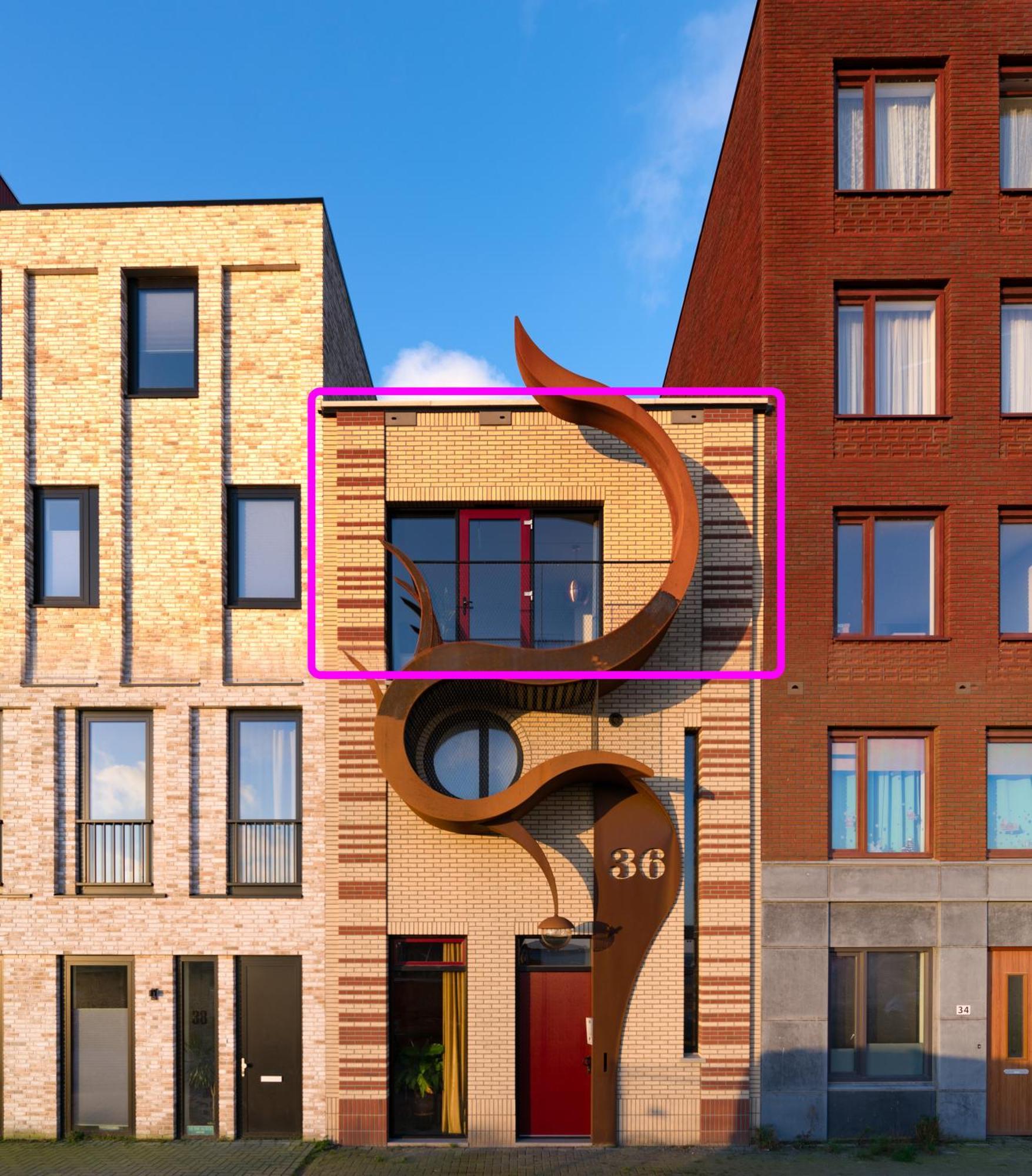 Huis Met De Krul Amsterdam Zewnętrze zdjęcie