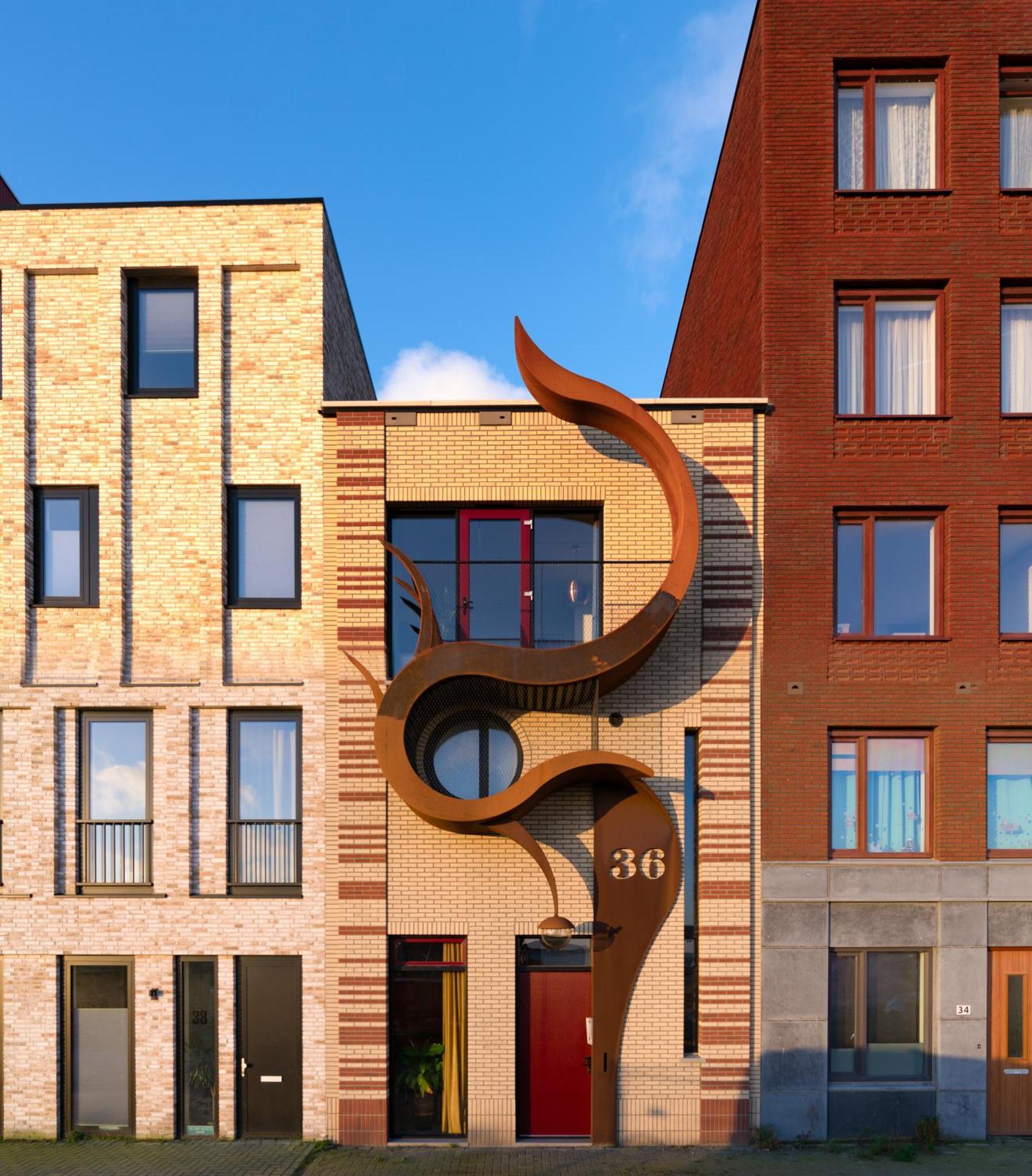 Huis Met De Krul Amsterdam Zewnętrze zdjęcie
